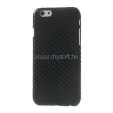 Gigapack Műanyag telefonvédő (karbon minta) FEKETE (GP-48706) tok és táska