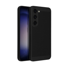 Gigapack Műanyag telefonvédő (légáteresztő, lyukacsos, kameravédő) FEKETE tok és táska