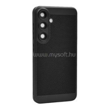 Gigapack Műanyag telefonvédő (légáteresztő, lyukacsos, kameravédő) FEKETE (GP-151540) tok és táska