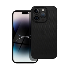 Gigapack Műanyag telefonvédő (légáteresztő, lyukacsos, kameravédő) FEKETE Xiaomi Redmi 14C 4G tok és táska