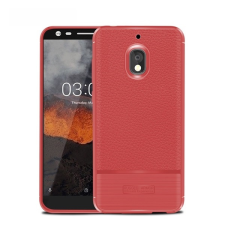 Gigapack Nokia 2.1 szilikon telefonvédő (közepesen ütésálló, szálcsiszolt) piros tok és táska