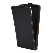 Gigapack Nokia 2.1 tok álló (Flip, lefelé nyíló, szilikon tartó) fekete tok és táska