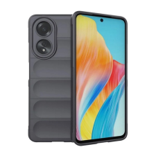 Gigapack Oppo A58 4G szilikon telefonvédő (ütésállóság, kameravédő, 3d) sötétszürke tok és táska