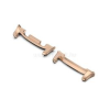 Gigapack Óraszíj csatlakozó adapter (egyedi méret, 1 pár, átalakító, fém, 22mm) ROZÉARANY (GP-172078)