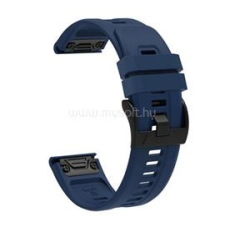 Gigapack Pótszíj (egyedi méret, 26mm, szilikon, QuickFit csatlakozás) SÖTÉTKÉK (GP-149234) okosóra kellék