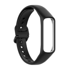 Gigapack Pótszíj (egyedi méret, szilikon, állítható) FEKETE Samsung Galaxy Fit 2 (SM-R220) okosóra kellék