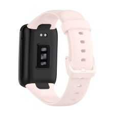 Gigapack Pótszíj (egyedi méret, szilikon, állítható) RÓZSASZÍN Xiaomi Mi Band 7 Pro okosóra kellék