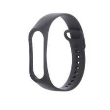 Gigapack Pótszíj (egyedi méret, szilikon) FEKETE Xiaomi Mi Band 7 okosóra kellék