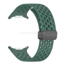 Gigapack Pótszíj (egyedi méret, szilikon, lyukacsos, légáteresztő) SÖTÉTZÖLD (GP-163517) okosóra kellék