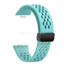 Gigapack Pótszíj (egyedi méret, szilikon, lyukacsos, légáteresztő) VILÁGOSKÉK (GP-159419) okosóra kellék