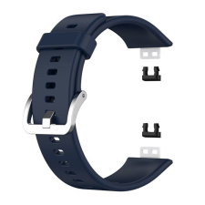 Gigapack Pótszíj (szilikon, állítható, 20 mm) SÖTÉTKÉK [Huawei Watch Fit] (5996591084244) okosóra kellék