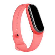 Gigapack Pótszíj (szilikon, állítható) RÓZSASZÍN Xiaomi Mi Band 5 okosóra kellék