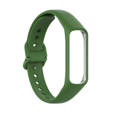 Gigapack Pótszíj (szilikon, állítható, speciális) SÖTÉTZÖLD [Samsung Galaxy Fit 2 (SM-R220)] (5996591045221) okosóra kellék