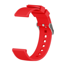 Gigapack Pótszíj (univerzális, 20 mm, szilikon, állítható, 3D csíkos minta) PIROS Huawei Watch GT 2 42mm, Samsung Galaxy Watch 42mm (SM-R810N), Samsung Galaxy Gear S2 Classic (SM-R732), Amazfit Bip, Hay okosóra kellék