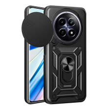 Gigapack Realme 12 defender műanyag telefonvédő (ütésállóság, szilikon belső, tartógyűrű, kameravédő) fekete tok és táska
