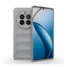 Gigapack Realme 12 Pro Plus szilikon telefonvédő (ütésállóság, kameravédő, 3d) világosszürke tok és táska