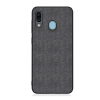 Gigapack Samsung Galaxy A20 szilikon telefonvédő (textil hátlap, fekete)