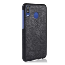 Gigapack Samsung Galaxy A40 műanyag telefonvédő (bőr hatású, krokodilbőr minta, fekete) tok és táska