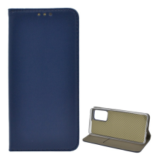 Gigapack Samsung Galaxy A52 4G Bőrhatású flip Tok - Sötétkék tok és táska
