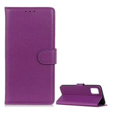 Gigapack Samsung Galaxy A52s (SM-A528) tok álló (Flip, oldalra nyíló, prémium) lila tok és táska