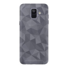 Gigapack Samsung Galaxy A6 (2018) szilikon telefonvédő (3D, gyémánt minta, füstszínű)