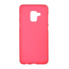 Gigapack Samsung Galaxy A8+ (2018) szilikon telefonvédő (matt, piros) tok és táska