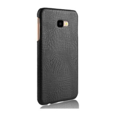 Gigapack Samsung Galaxy J4+ műanyag telefonvédő (bőr hatású, krokodilbőr minta, fekete) tok és táska