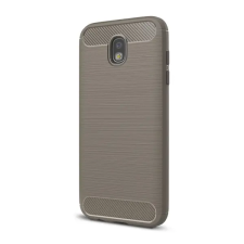 Gigapack Samsung Galaxy J7 (2017) Szálcsiszolt Szilikon Tok - Szürke tok és táska