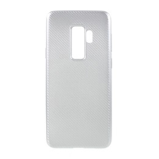 Gigapack Samsung Galaxy M20 szilikon telefonvédő (karbon minta, ezüst) tok és táska