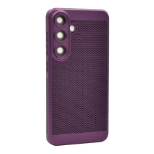 Gigapack Samsung Galaxy S25 Plus (SM-S936) műanyag telefonvédő (légáteresztő, lyukacsos, kameravédő) lila tok és táska