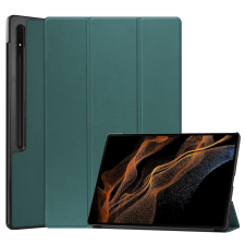 Gigapack Samsung Galaxy Tab S9 bőr hatású tok sötétzöld (GP-147035) tablet tok