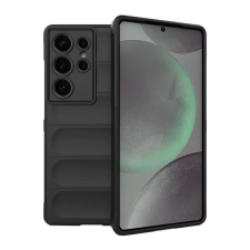 Gigapack Samsung S25 Ultra GIGAPACK Szilikon telefonvédő ütésállóság, 3D, FEKETE tok és táska
