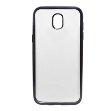 Gigapack Szilikon telefonvédő (fémhatású keret) FEKETE tok és táska