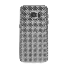Gigapack Szilikon telefonvédő (fonott minta) EZÜST [Samsung Galaxy S7 (SM-G930)] (5996457634712) tok és táska