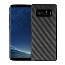 Gigapack Szilikon telefonvédő (karbon minta) FEKETE [Samsung Galaxy S10 (SM-G973)] (5996457855087) tok és táska