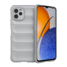 Gigapack Szilikon telefonvédő (közepesen ütésálló, kamera védelem, 3D minta) VILÁGOSSZÜRKE Huawei Nova Y61 tok és táska