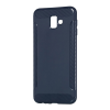 Gigapack Szilikon telefonvédő (közepesen ütésálló, karbon minta) SÖTÉTKÉK Samsung Galaxy J6 Plus (SM-J610F)