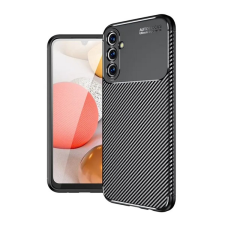 Gigapack Szilikon telefonvédő (közepesen ütésálló, légpárnás sarok, karbon minta) FEKETE tok és táska