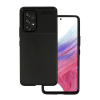 Gigapack Szilikon telefonvédő (közepesen ütésálló, légpárnás sarok, karbon minta) FEKETE Samsung Galaxy A54 5G (SM-A546)