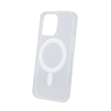 Gigapack Szilikon telefonvédő (közepesen ütésálló, légpárnás sarok, MagSafe) ÁTLÁTSZÓ Apple iPhone 14 Pro tok és táska