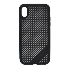 Gigapack Szilikon telefonvédő (lyukacsos) FEKETE [Apple iPhone XR 6.1] (5996457803002) mobiltelefon kellék