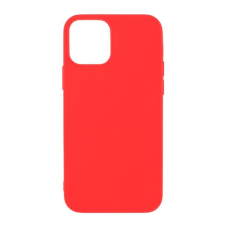 Gigapack Szilikon telefonvédő (matt, logo kivágás) PIROS [Apple iPhone 12 mini] (5996457999569) tok és táska