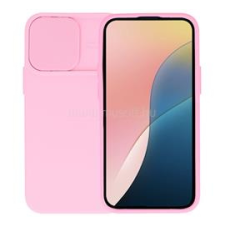 Gigapack Szilikon telefonvédő (matt, mikrofiber plüss belső, kameravédő) RÓZSASZÍN (GP-155700) tok és táska
