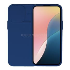 Gigapack Szilikon telefonvédő (matt, mikrofiber plüss belső, kameravédő) SÖTÉTKÉK (GP-167064) tok és táska