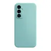 Gigapack Szilikon telefonvédő matt mikrofiber plüss belső Samsung Galaxy S25 mentazöld GP-191421