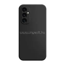 Gigapack Szilikon telefonvédő (matt, mikrofiber plüss karcolásmentesítő belső, prémium) FEKETE (GP-191409) tok és táska