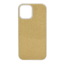 Gigapack Szilikon telefonvédő (műanyag belső, csillogó hátlap) ARANY Apple iPhone 12 mini tok és táska