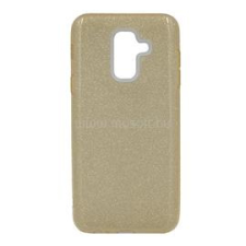 Gigapack Szilikon telefonvédő (műanyag belső, csillogó hátlap) ARANY (GP-81577) tok és táska