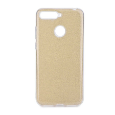 Gigapack Szilikon telefonvédő (műanyag belső, csillogó hátlap) ARANY [Huawei Y6 Prime (2018)] (5996457828517) tok és táska