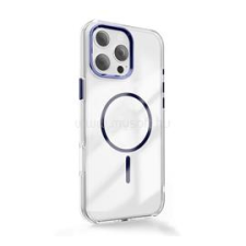 Gigapack Szilikon telefonvédő (műanyag hátlap, kameravédő, MagSafe, légpárnás sarok) SÖTÉTKÉK (GP-177288) tok és táska